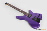 Aguda Black Hole Headless Electric Guitar Mahogany Body Ebony Fretboard - Metallic Purple