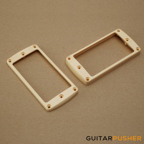 Anomaly Classic Humbucker Pickup Ring Surround Set - Cream (Slanted)