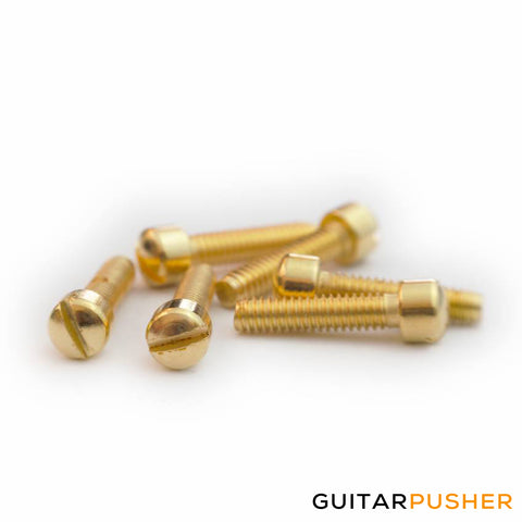 Bareknuckle Humbucker Pole Screw 6 pcs, Short (17.5mm) - Gold