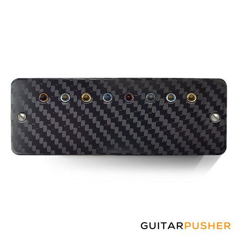 Bareknuckle Coldsweat 8-String Neck Soapbar, Carbon Fibre Cover w/ Burnt Chrome Bolts