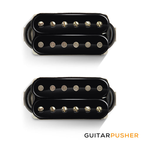 Bareknuckle Holy Diver Calibrated Set, 6-string Open Black, Aged Nickel Pole Pieces, 53mm F-Spaced