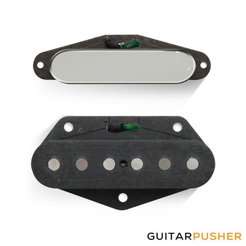 Bareknuckle Nomads Calibrated Tele Pickup Set, Standard Polarity, Nickel Neck Cover