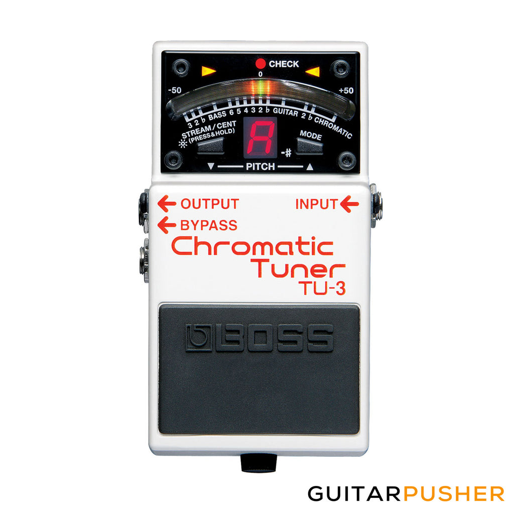 Boss TU-3 Chromatic Tuner Guitar Effect Pedal – GuitarPusher