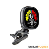 Cherub WST-675 Rechargeable Chromatic Guitar Tuner w/ High Contrast Colorful Display - Black