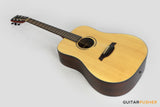 Corona Guitars CD-1000 Solid Sitka Spruce Top Indian Rosewood Dreadnought Acoustic Guitar w/ Gig Bag - Natural