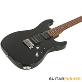 Corona Guitars Modern Plus (HH) S-Style Electric Guitar w/ Gig Bag - Black