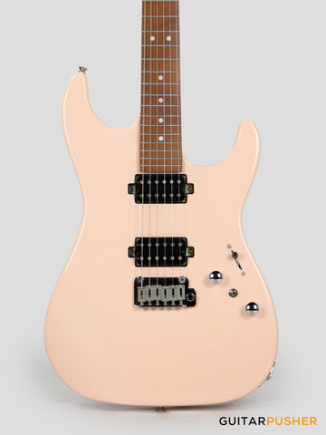 Corona Guitars Modern Plus (HH) S-Style Electric Guitar w/ Gig Bag - Shell Pink