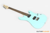 Corona Guitars Modern Standard (HH) S-Style Electric Guitar w/ Indian Laurel Fingerboard & Gig Bag - Daphne Blue