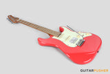Crafter Guitars Charlotte S VVS MP VR, S-Style HSS Electric Guitar, Roasted Maple Neck/Roasted Maple Fingerboard, w/ Gig Bag - Vintage Red