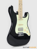 Crafter Guitars Modern Seoul S MP CB, S-Style HSS Electric Guitar, Maple Neck/Maple Fingerboard, w/ Gig Bag - Cosmic Black