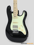 Crafter Guitars Modern Seoul S MP CB, S-Style HSS Electric Guitar, Maple Neck/Maple Fingerboard, w/ Gig Bag - Cosmic Black