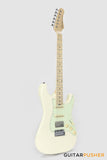 Crafter Guitars Modern Seoul S MP MW, S-Style HSS Electric Guitar, Maple Neck/Maple Fingerboard, w/ Gig Bag - Malty White