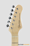 Crafter Guitars Modern Seoul S MP MW, S-Style HSS Electric Guitar, Maple Neck/Maple Fingerboard, w/ Gig Bag - Malty White