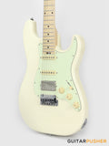 Crafter Guitars Modern Seoul S MP MW, S-Style HSS Electric Guitar, Maple Neck/Maple Fingerboard, w/ Gig Bag - Malty White