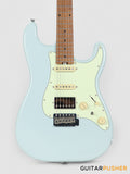 Crafter Guitars Modern Sera S VVS MP DB, S-Style Electric Guitar, Roasted Maple Neck/Roasted Maple Fingerboard, w/ Gig Bag - Day Blue