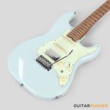 Crafter Guitars Modern Sera S VVS MP DB, S-Style Electric Guitar, Roasted Maple Neck/Roasted Maple Fingerboard, w/ Gig Bag - Day Blue