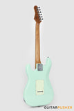 Crafter Guitars Modern Sera S VVS RS AG, S-Style Electric Guitar, Roasted Maple Neck/Laurel Fingerboard, w/ Gig Bag - Ara Green