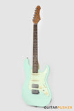 Crafter Guitars Modern Sera S VVS RS AG, S-Style Electric Guitar, Roasted Maple Neck/Laurel Fingerboard, w/ Gig Bag - Ara Green
