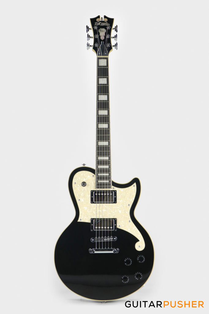 D'Angelico Premier Atlantic Single Cut Electric Guitar (Black