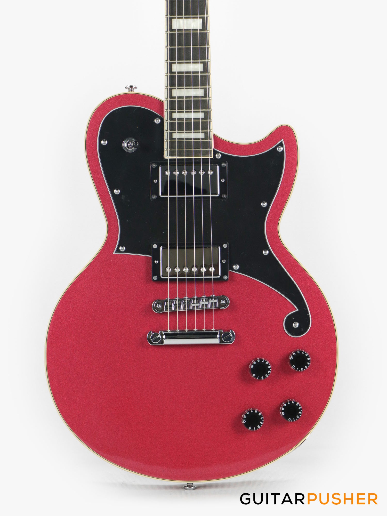 D'Angelico Premier Atlantic Single Cut Electric Guitar (Oxblood