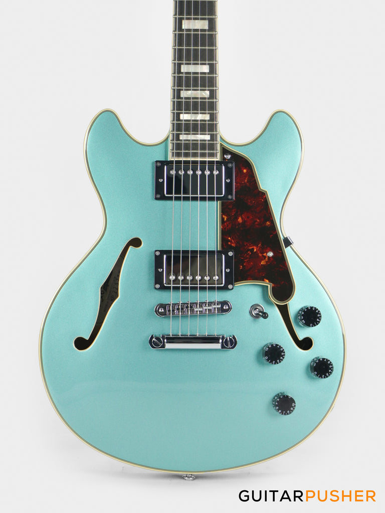 D'Angelico Premier Mini DC Ocean Turquoise Electric Guitar
