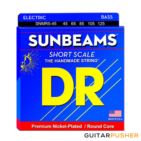 DR Sunbeams 5-String Short Scale Bass Guitar Strings