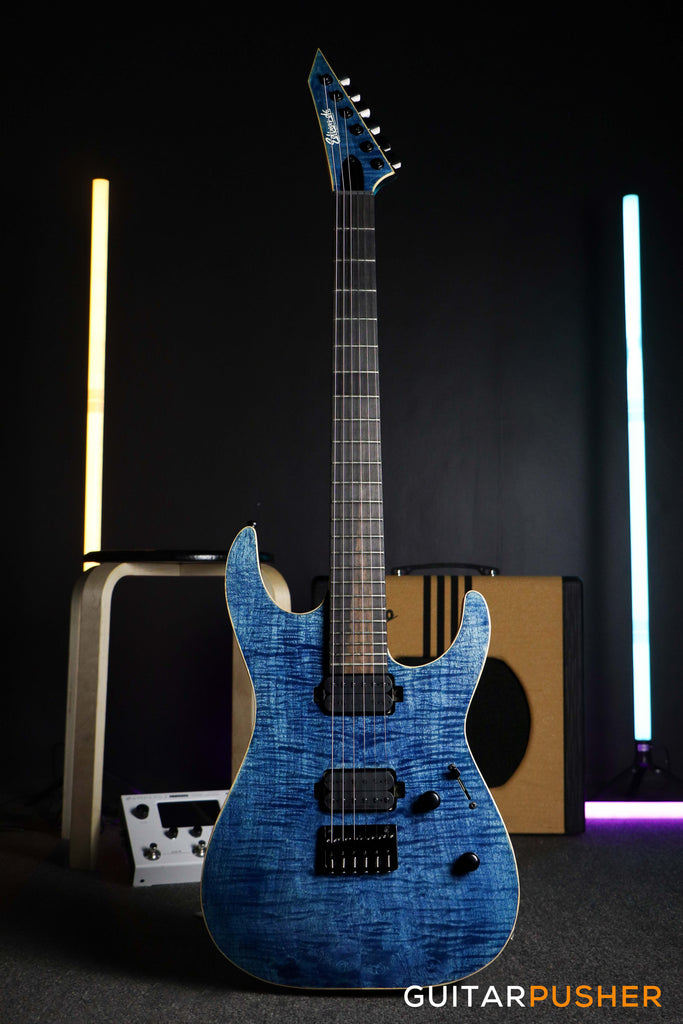 Edwards E-M-II CTM Modern Electric Guitar - Denim Blue – GuitarPusher