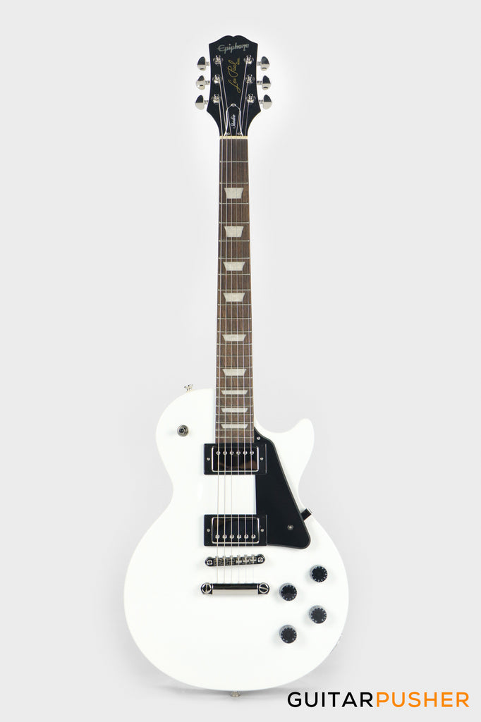 Epiphone Les Paul Studio Electric Guitar - Alpine White – GuitarPusher