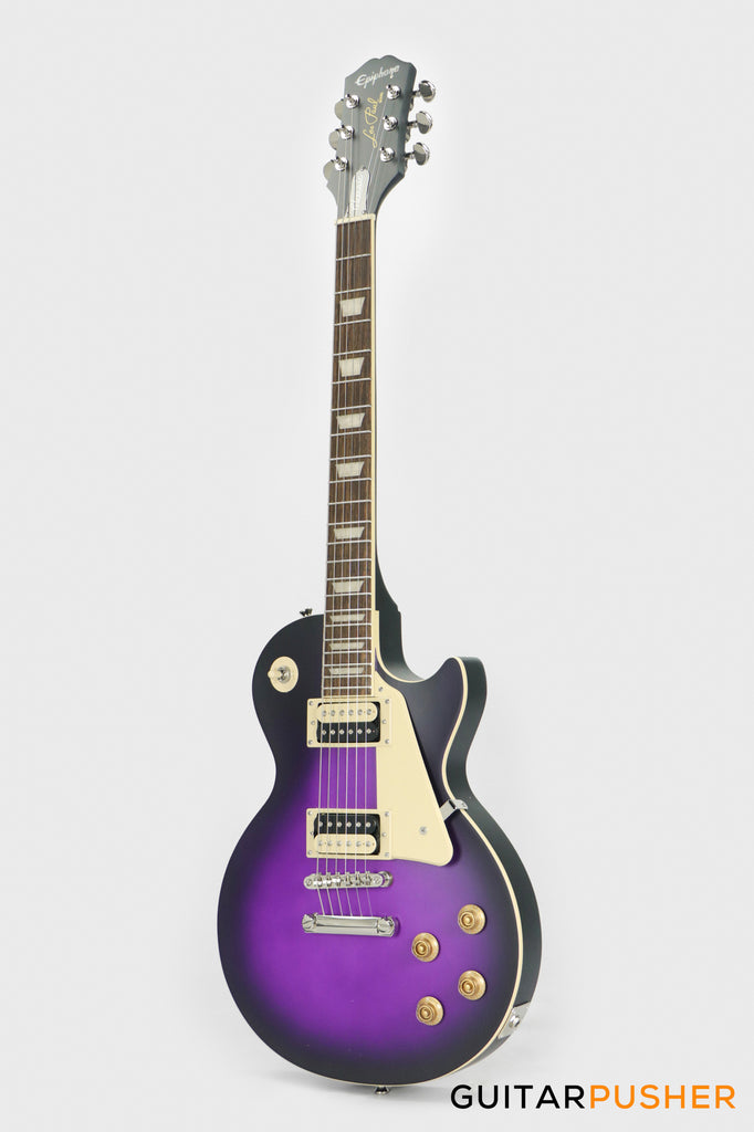 Epiphone Les Paul Classic Worn Electric Guitar - Purple – GuitarPusher