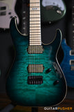 ESP E-II M Series M-II HT Modern Electric Guitar w/ Bare Knuckle Aftermath Tyger Humbucker Pickups - Black Turquoise Burst