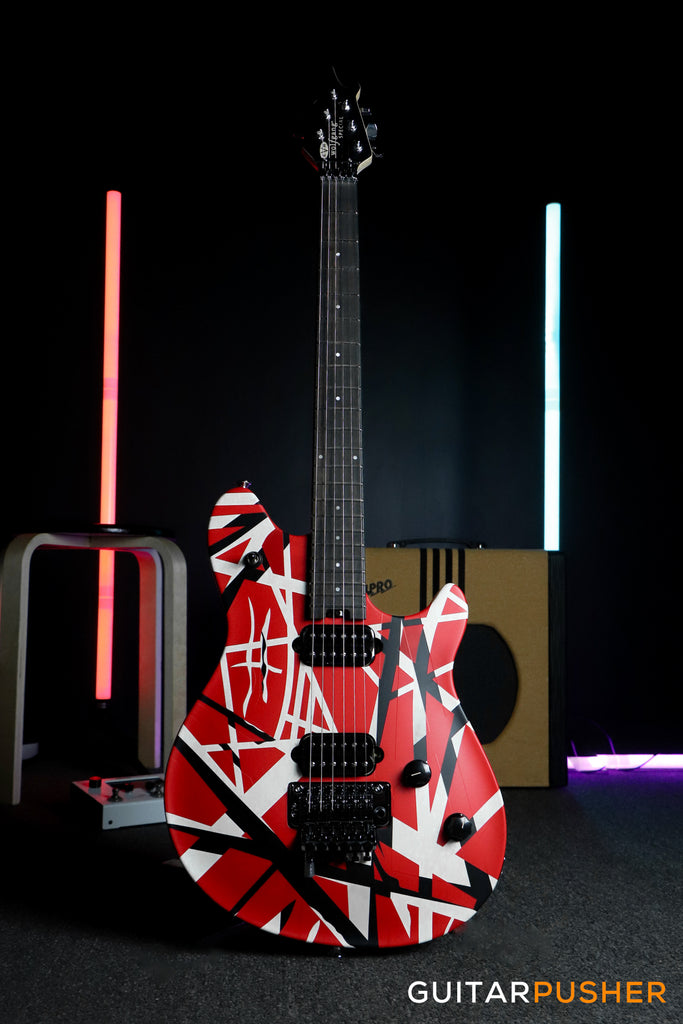 EVH Wolfgang Special Striped, Ebony Fretboard - Red w/ Black