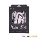 Fender Hendrix Voodoo Child Coil Cable 30' Straight to R/A