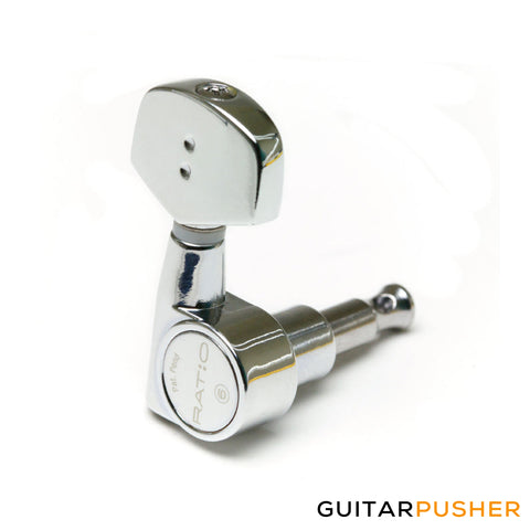 Graphtech Ratio Electric 3+3 Contemporary 2 Pin - Chrome PRN-2311-C0