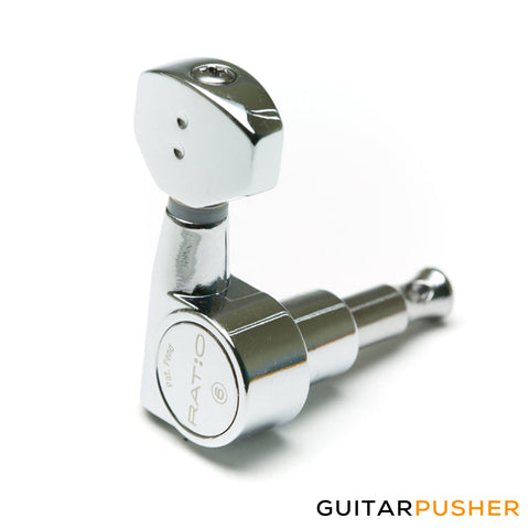 Graphtech Ratio Electric 6 In-line Contemporary Mini 2 Pin - Chrome PRN-2721-C0