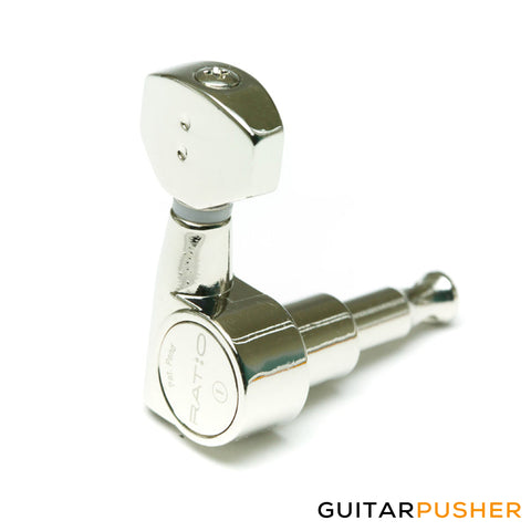 Graphtech Ratio Electric 6 In-Line Contemporary Mini 2 Pin - Nickel PRN-2721-N0