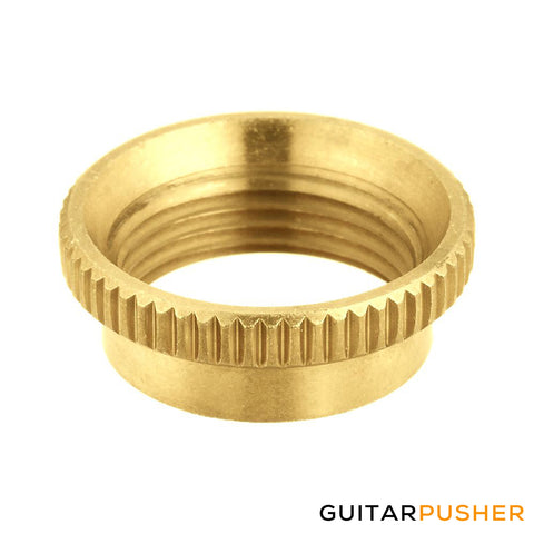 Hosco DTRN-G Deep Thread Round Nut for Switchcraft Toggle Switches - Gold