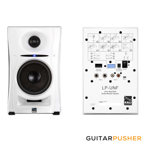 Kali Audio Lone Pine Series LP-UNF Ultra-Nearfield Powered 2-Way Studio Monitor Pair - White