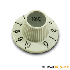 Kluson "Witch Hat" Metric Knob - White