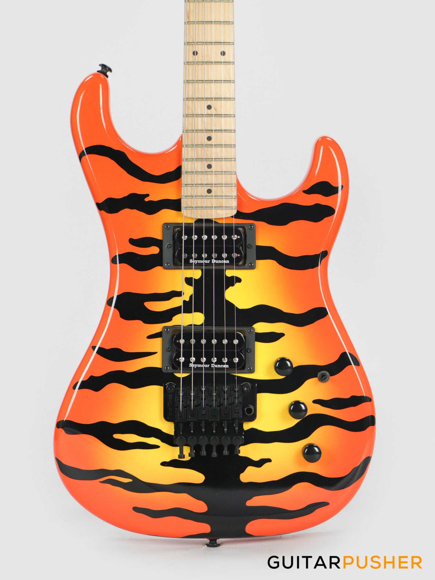 Kramer Pacer Electric Guitar - Orange Tiger – GuitarPusher