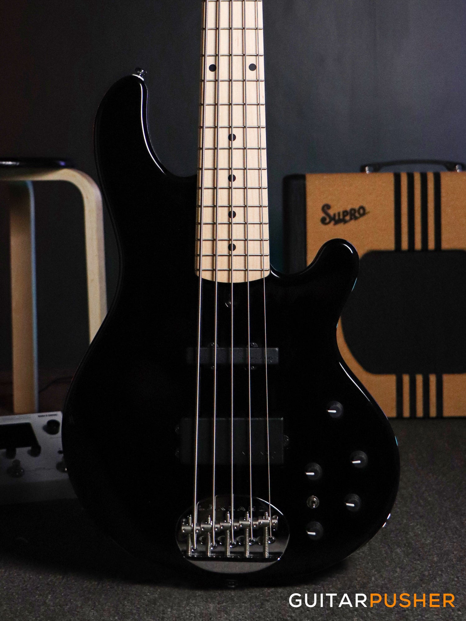 Lakland Skyline Series 55-02 Deluxe 5-String Bass (Black