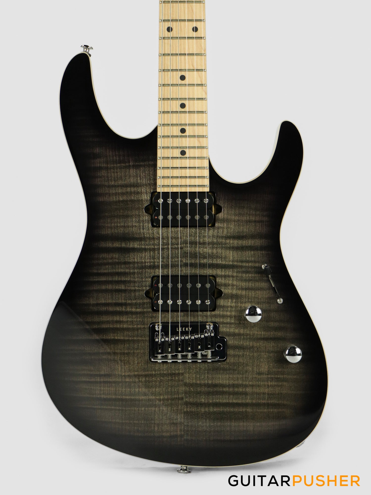 Leeky L-Series L15 HH S Style (Flamed Maple Top/Maple Fingerboard