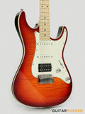 Leeky S-Series S15 S Style (Flamed Maple Top/Maple Fingerboard) - Fireburst