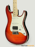 Leeky S-Series S15 S Style (Flamed Maple Top/Maple Fingerboard) - Fireburst