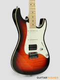 Leeky S-Series S15 S Style (Flamed Maple Top/Maple Fingerboard) - Fireburst Transblack