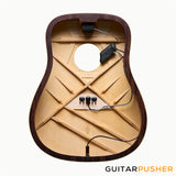 L.R. Baggs HiFi Duet High Fidelity Bridge Plate Transducer + Microphone Mixing Acoustic Guitar Pickup System w/ Soundhole Volume/Tone Control