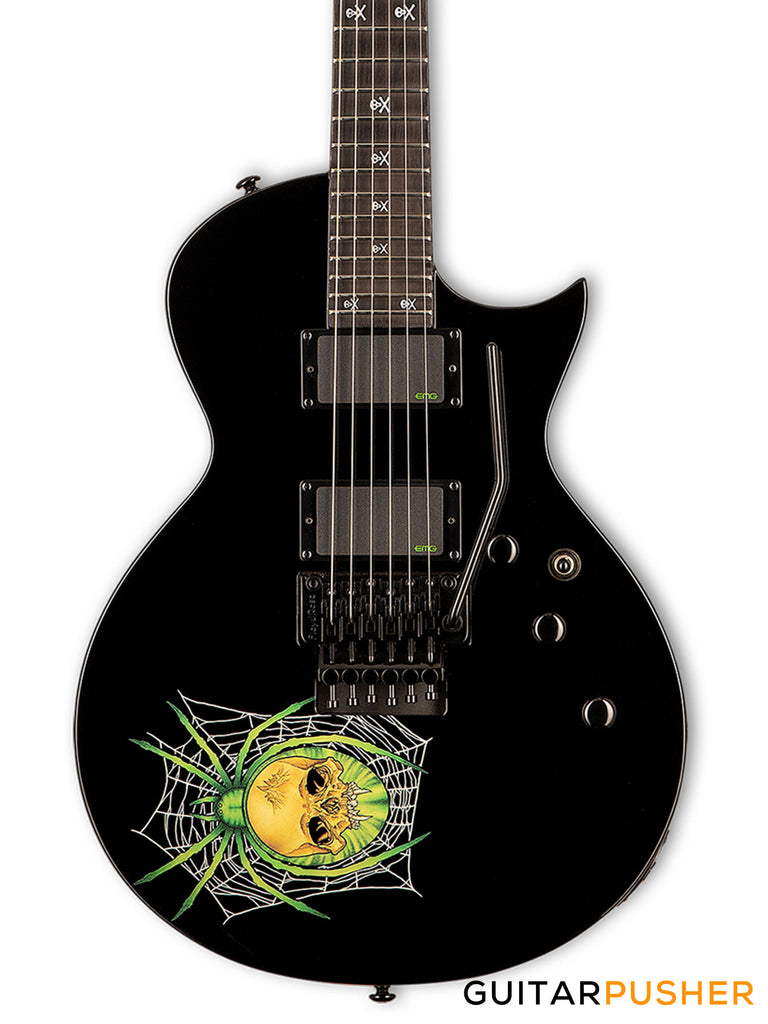 ESPのLTDブランド KIRK HAMMETTモデル KH-DC EMG ESP LTD Kirk Hammett KH-DC - test gitary elektrycznej
