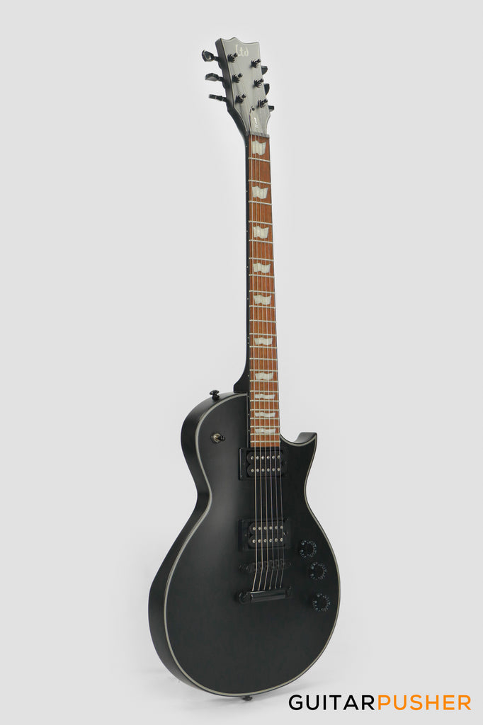 LTD EC-256 Singlecut Electric Guitar - Black Satin – GuitarPusher