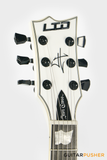 LTD James Hetfield Signature Signature Iron Cross Singlecut Electric Guitar w/ EMG JH Humbucker Pickups - Snow White