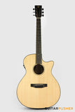Phoebus PG-40ce v3 Solid Top OM (3rd Gen.) Acoustic-Electric Guitar w/ Gig Bag