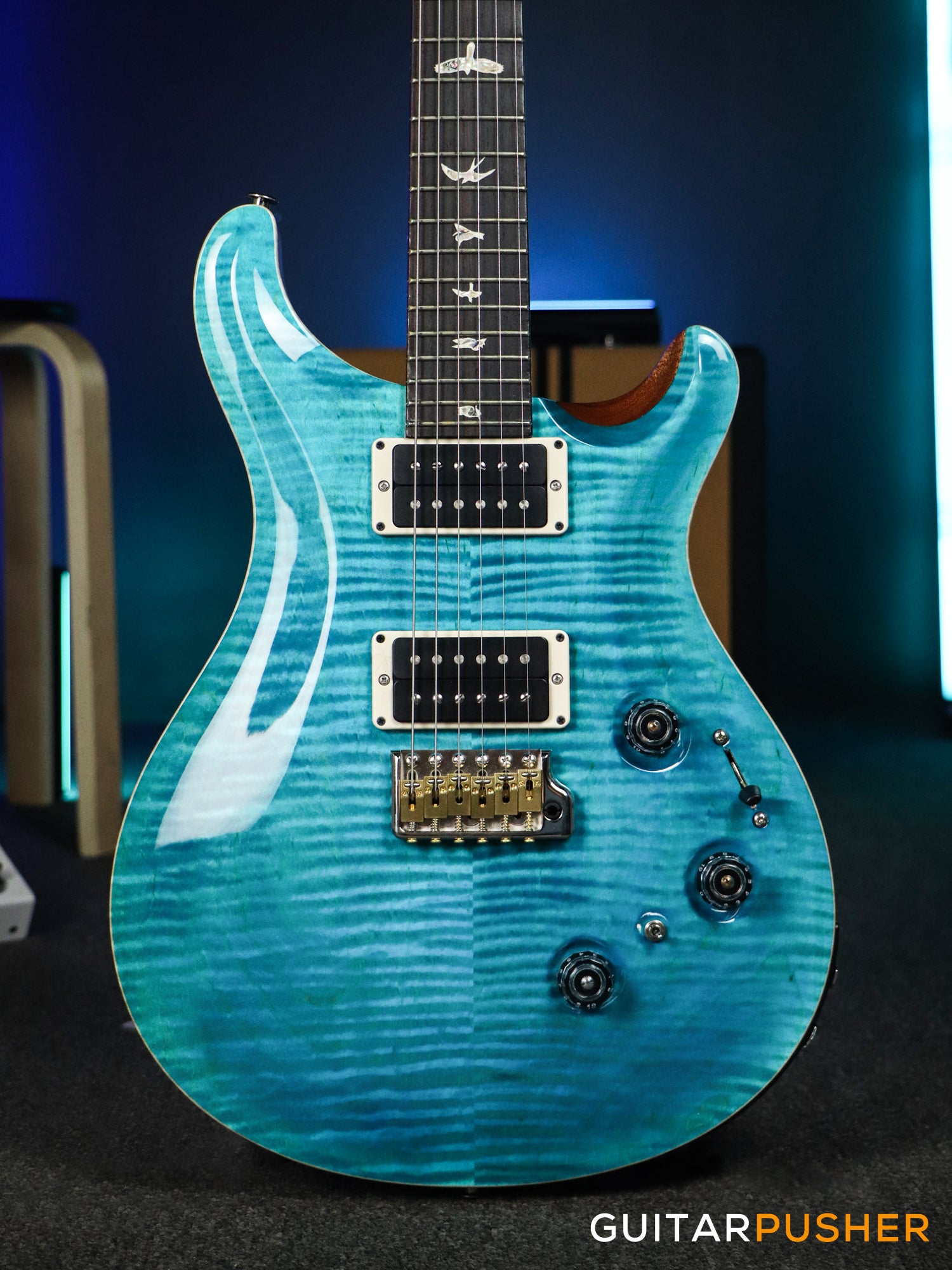 ギター PRS custom24 Blue Matteo 2019 Amazon.com: PRS SE Custom 24 Exclusive with Gig Bag, Blue